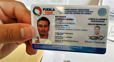 tipos de licencias de conducir puebla|Licencia de Conducir en Puebla Tramite y costos